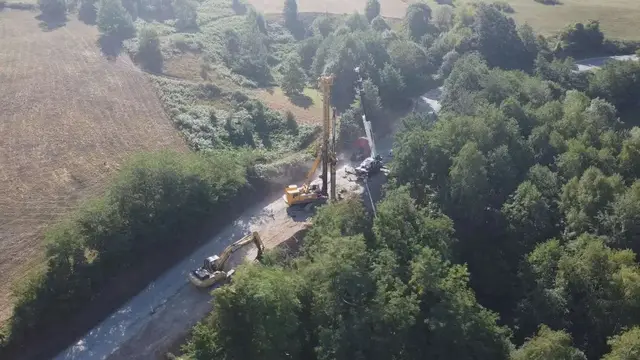 Radovi na ključnoj deonici kod Bajine Bašte, foto: RINA