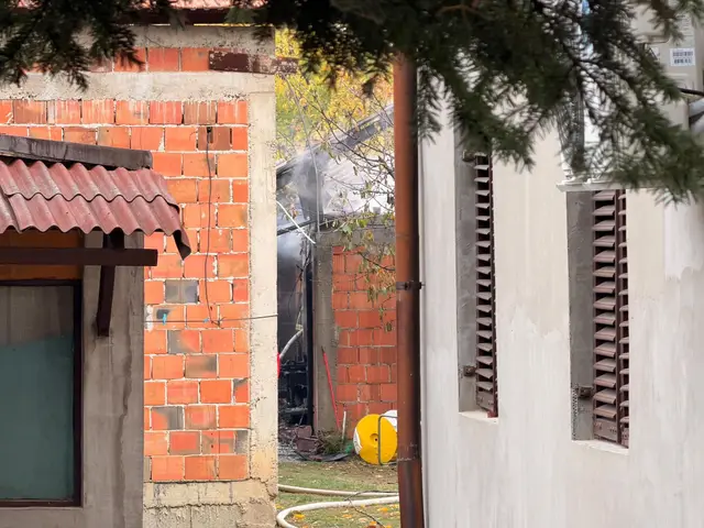 Požar u Ključkoj ulici u Čačku, foto: RINA