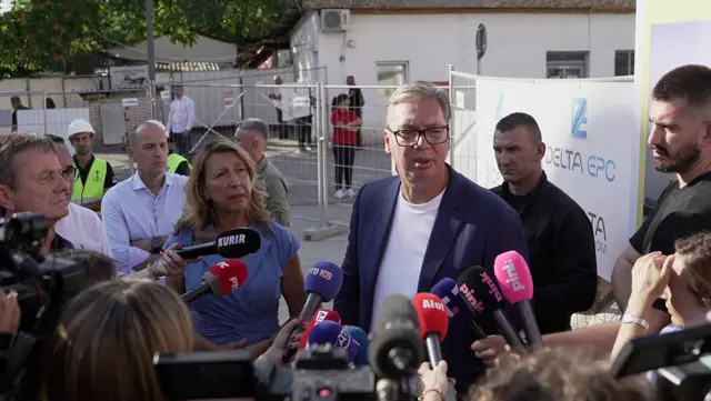 Vučić u poseti Kraljevu / foto: RINA