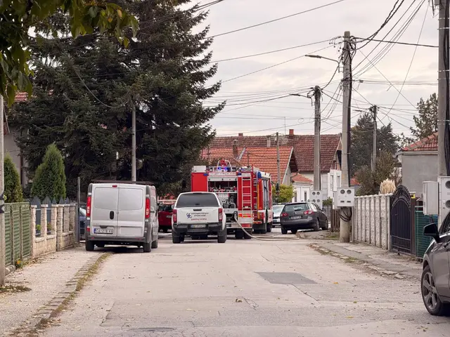 Požar u Ključkoj ulici u Čačku, foto: RINA