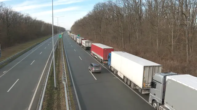 Gužve na granicnim prelazima/ Foto: RINA