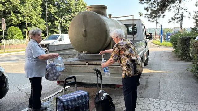 Cisterne raspoređene u Čačku, foto: RINA