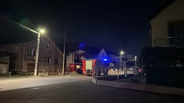 Požar izbio u naselju Ljubić u Čačku / foto: RINA