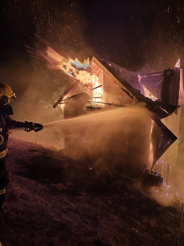 Požar progutao kuću Bojovića/ Foto: RINA