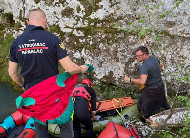 Spasavanje na raftingu, foto: Služba zaštite i spašavanja Žabljak