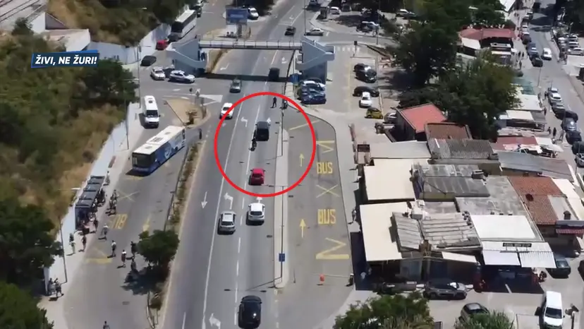 Motorom preko pune linije, pa pretiči redom: Dron snimio bahate vozače u Baru, kažnjeno njih 16 i jednog koji je mrtav pijan vozio (FOTO)(VIDEO)