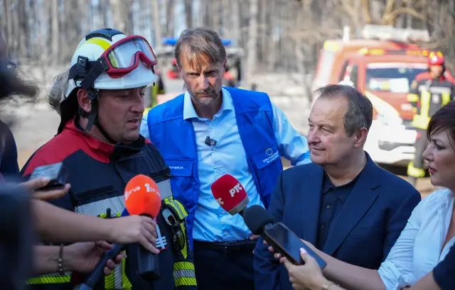 Gašenje požara u Deliblatskoj peščari uz međunarodnu pomoć - Foto: Ministarstvo unutrašnjih poslova Srbije