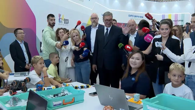 Vučić u Šapcu/ Foto: RINA