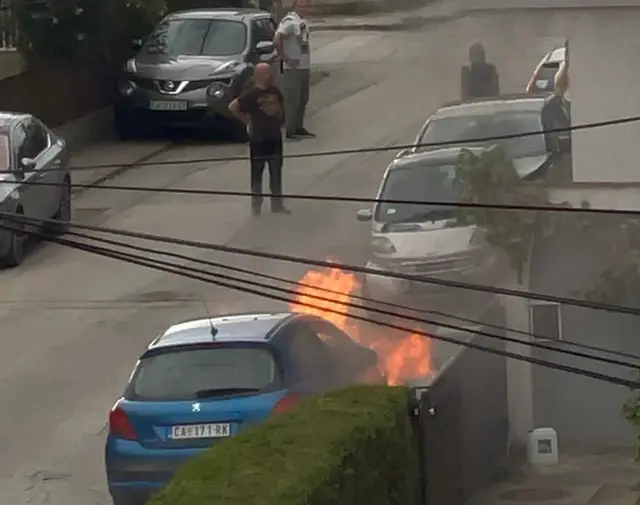 Planuo automobil u Čačku / foto: RINA