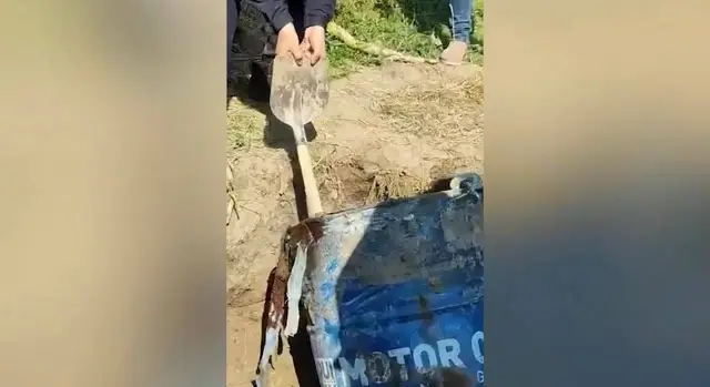 Bure iskopano kod Inđije, foto: Printscreen