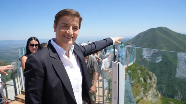 Ana Brnabić na Kablaru – otvaranje vidikovca – Foto: Jovan Nikolić/RINA