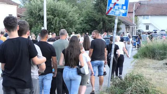Protest meštana u Mrčajevcima / foto: RINA
