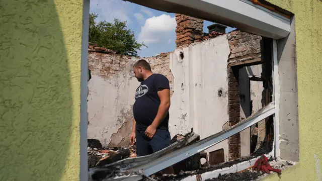 Gornji Milanovac – Sinoševići – požar na porodičnoj kući – Foto: Jovan Nikolić / RINA