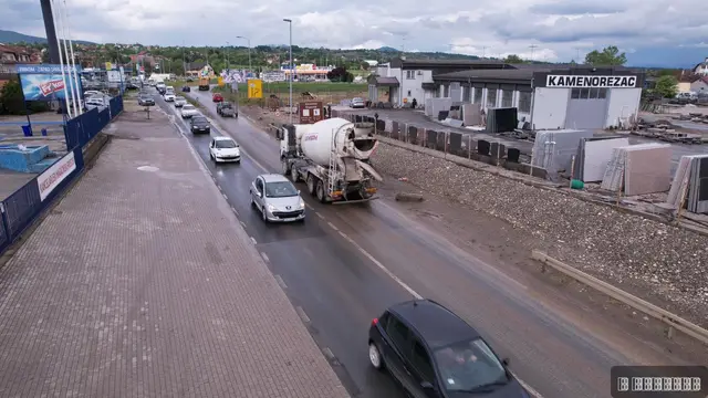 Saobraćajni kolaps u Preljini kod Čačka / Foto: RINA