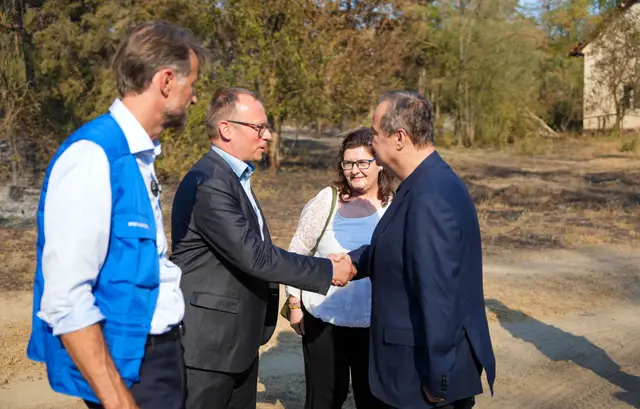 Gašenje požara u Deliblatskoj peščari uz međunarodnu pomoć - Foto: Ministarstvo unutrašnjih poslova Srbije