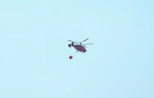 Gašenje požara u Deliblatskoj peščari uz pomoć ruskog aviona Iljušin - Foto: Ministarstvo unutrašnjih poslova Srbije